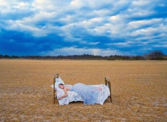 Tyler Shields - The Girl in the Bed II, Photography 2023, Printed After