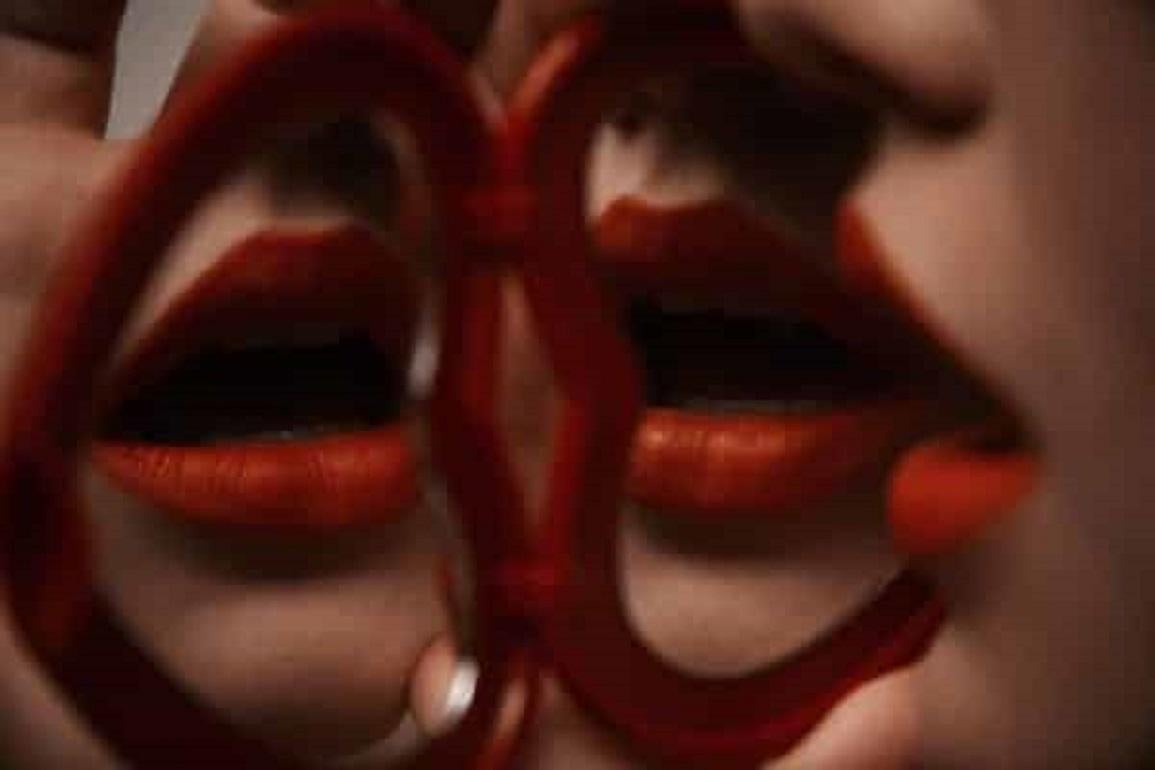Tyler Shields - The Mouth in the Mirror (63" x 84")