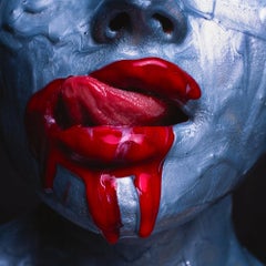 Tyler Shields - Tongue, Photography 2018, Printed After