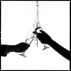 Tyler Shields - Two Glasses of Champagne (70" x 70")