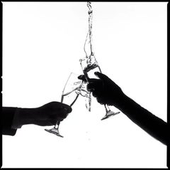 Tyler Shields - Two glasses of champange (SILHOUETTE series) - Photography
