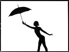 Tyler Shields - Umbrella Silhouette II, Fotografie 2020, gedruckt nach
