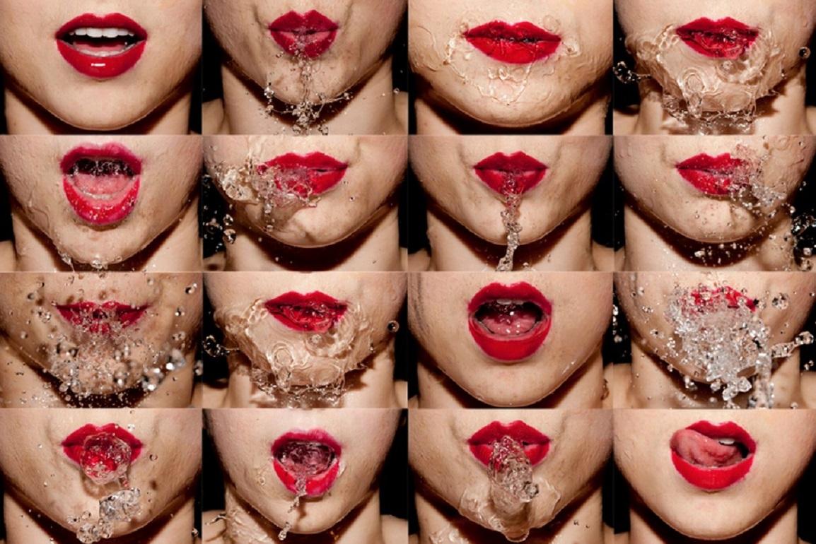Tyler Shields - Water Mouth, Photography 2012, Printed After