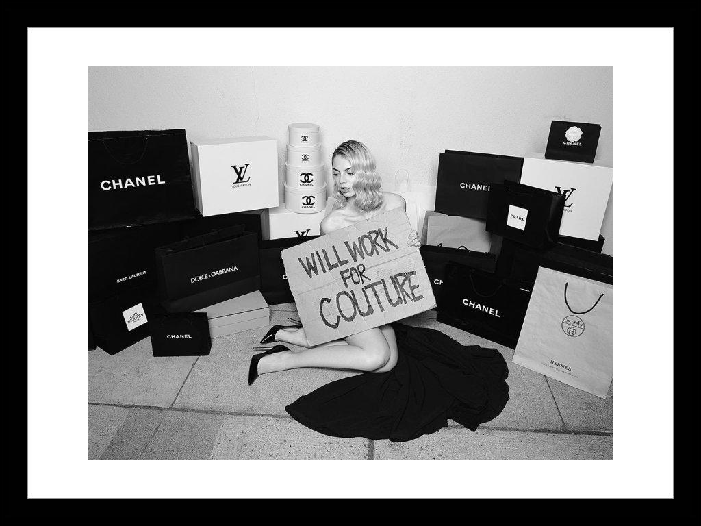 Tyler Shields - Will Work for Couture, Fotografie 2019, Druck nach im Angebot 1