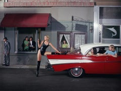 Tyler Shields - Femme au Latex, photographie 2018, imprimée d'après
