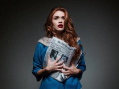 Tyler Shields - Woman Shock At The Death Of The President, 2015, Printed After
