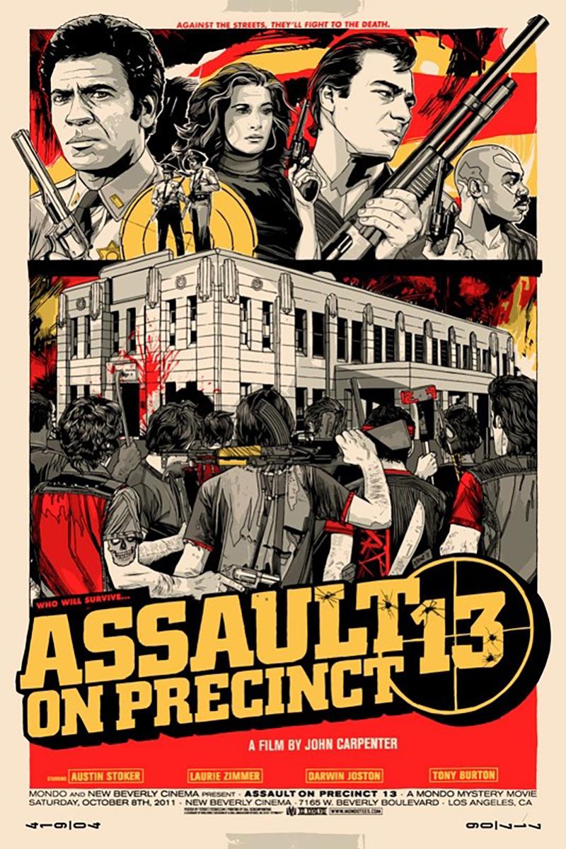 Tyler Stout - Assault on Precinct 13 - Manifesti cinematografici del cinema contemporaneo
