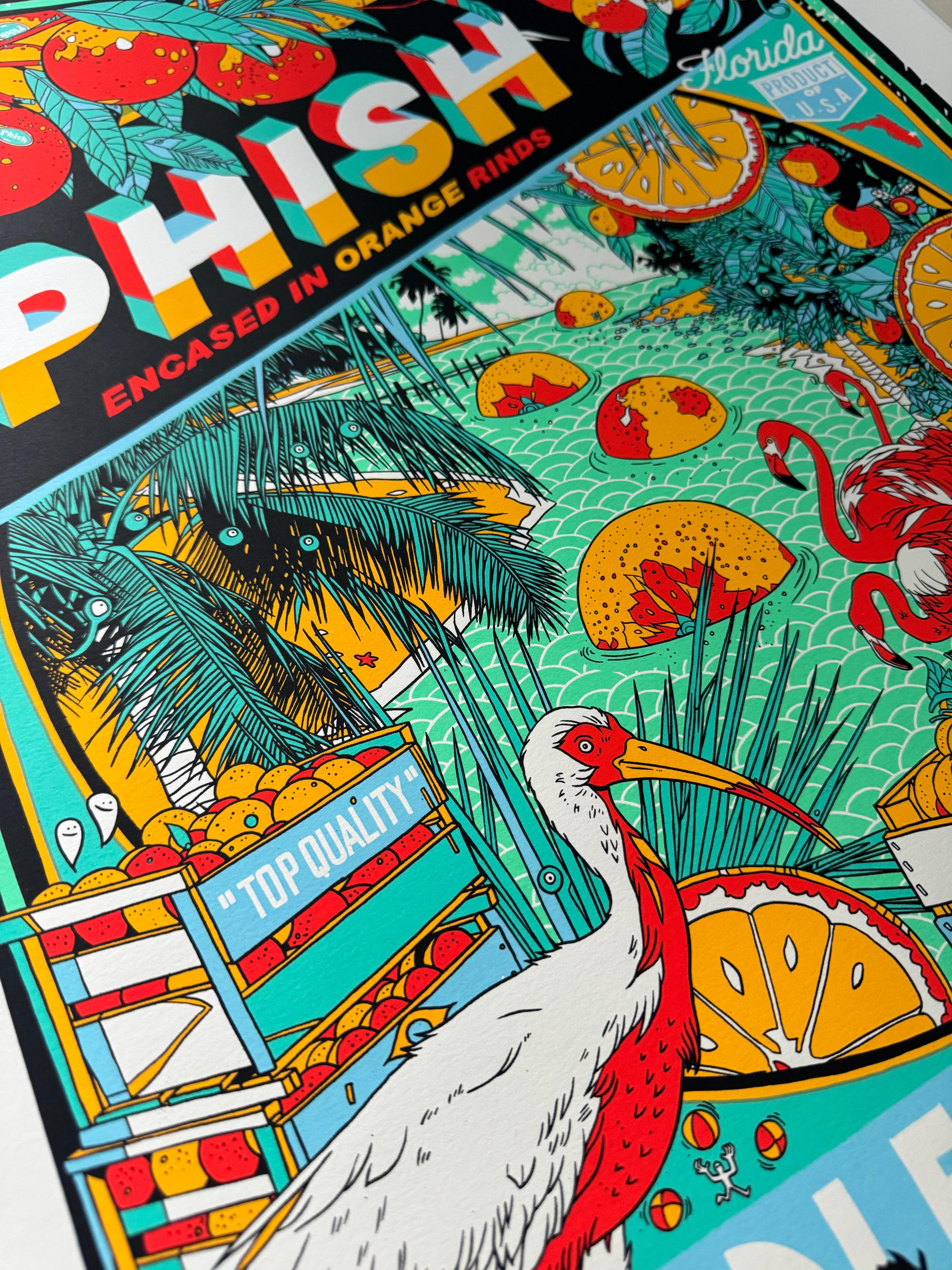 In the heart of musical history lies a treasure - a remarkable collaboration between the illustrious artist Tyler Stout and the iconic band Phish. Transport yourself back to 2009 with this pristine Teal Variant poster, a true testament to the