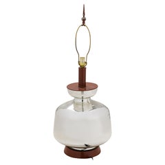 Vintage Tyndale Midcentury American Mercury Glass Table Lamp