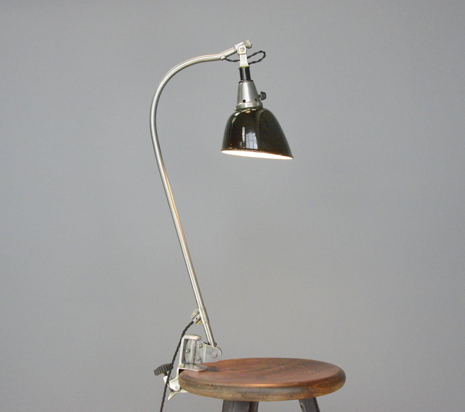 Typ 113 Peitsche Table Lamp by Curt Fischer for Midgard circa 1930s 3