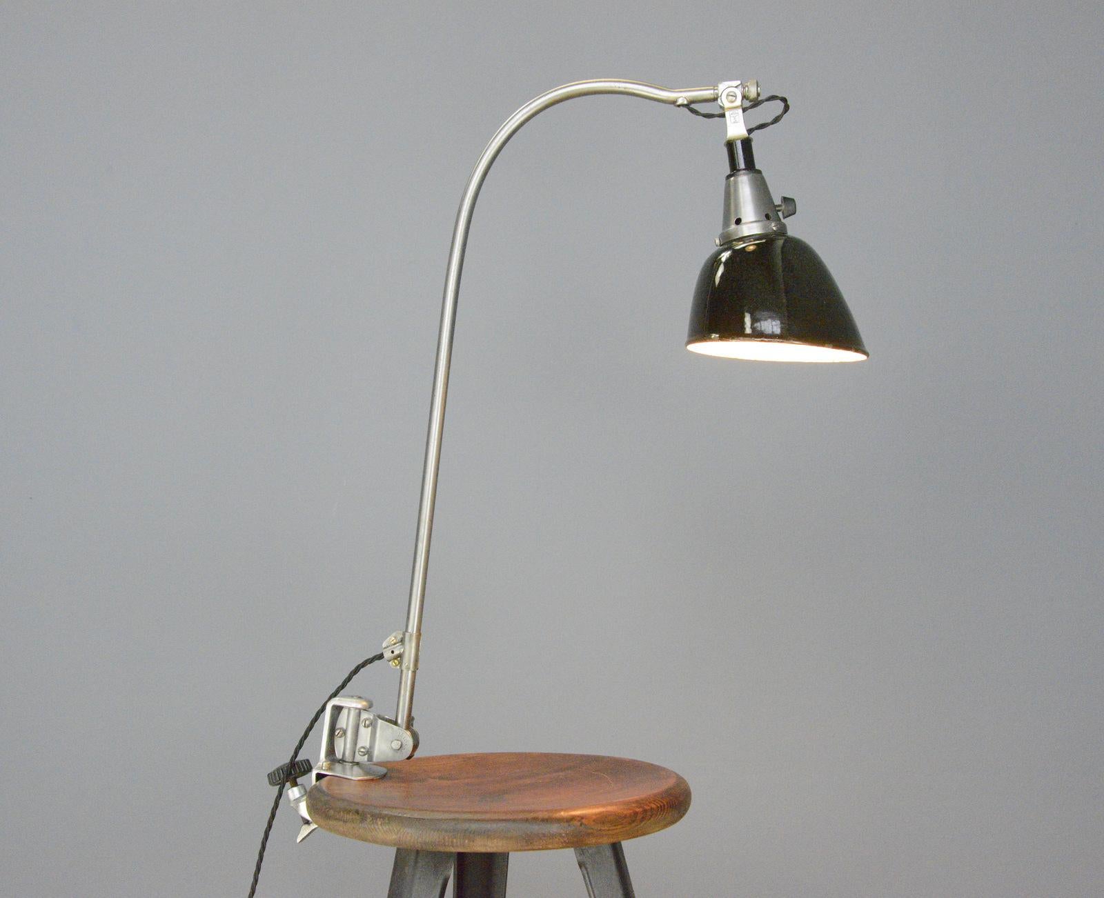 Typ 113 Peitsche Table Lamp by Curt Fischer for Midgard circa 1930s 4