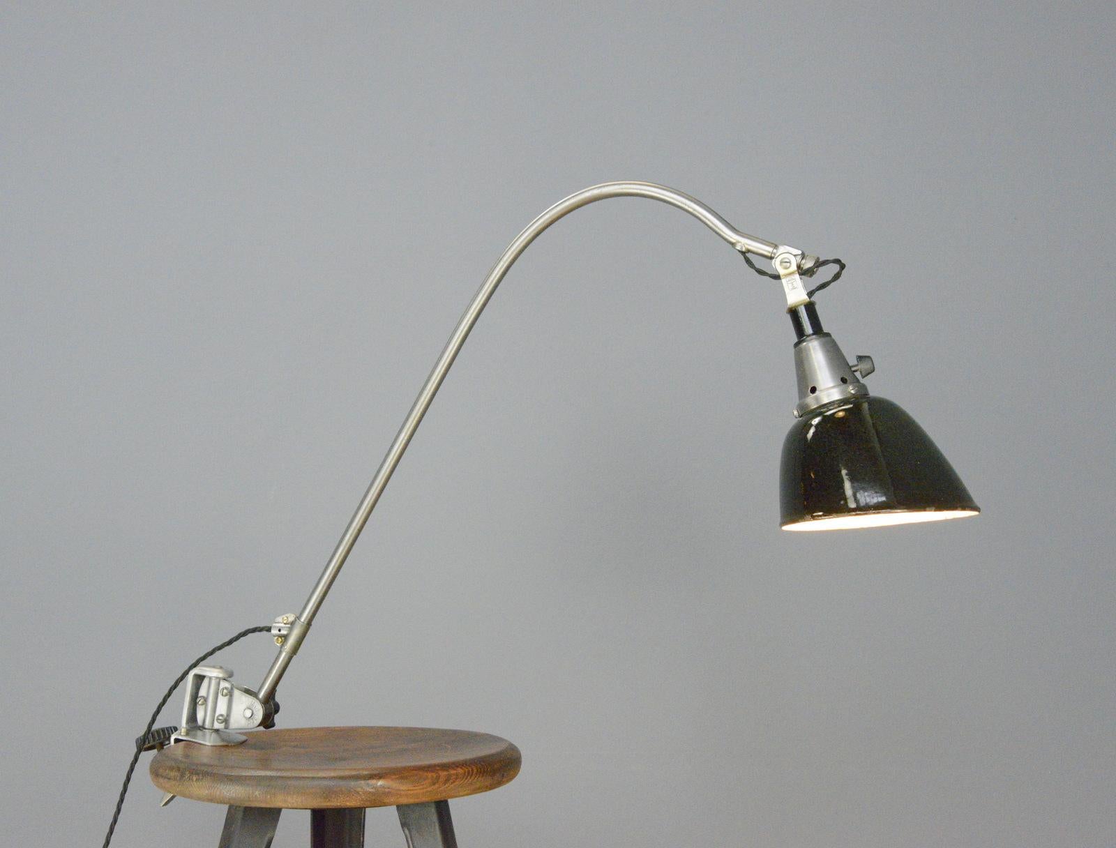 Typ 113 Peitsche Table Lamp by Curt Fischer for Midgard circa 1930s 5