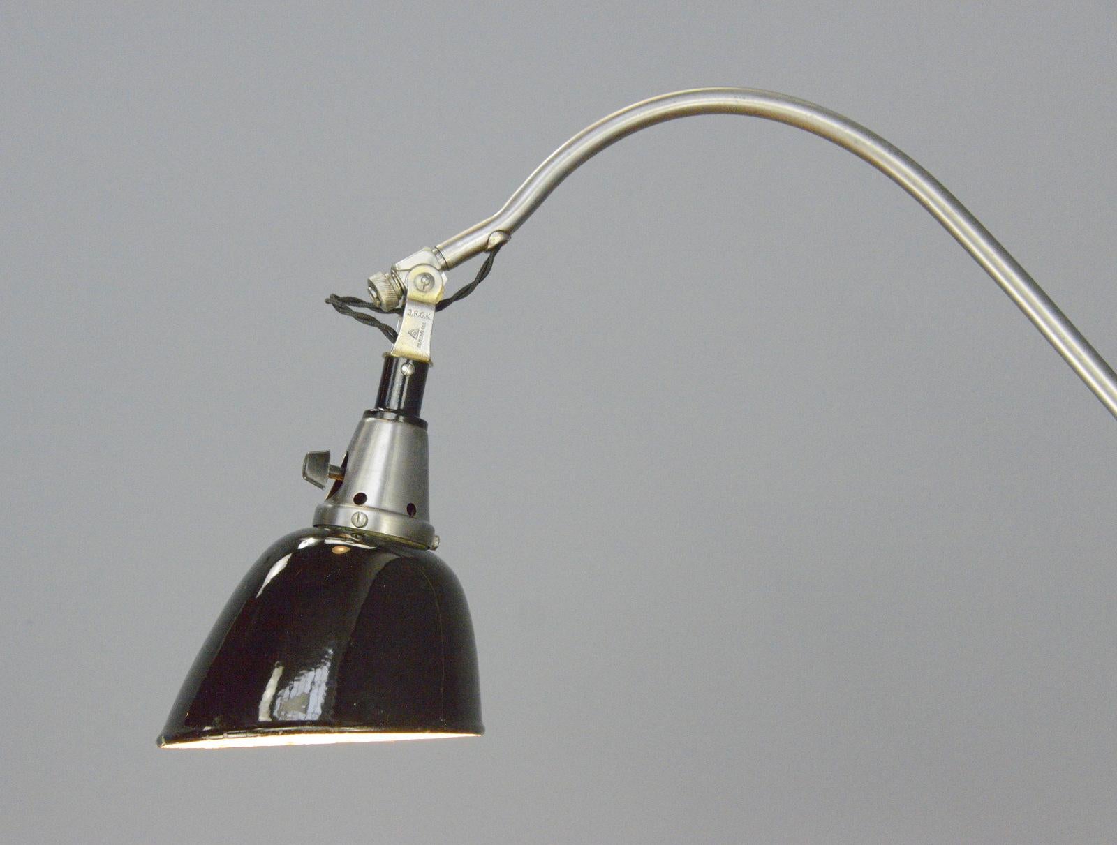 Mid-20th Century Typ 113 Peitsche Table Lamp by Curt Fischer for Midgard circa 1930s