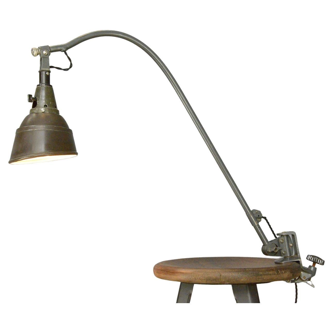 Typ 113 Peitsche Table Lamp by Curt Fischer for Midgard circa 1940s