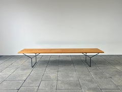 Type 400 slat bench designed by Harry Bertoia for Knoll International 1952