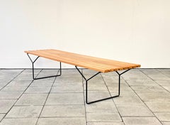 Type 400 slat bench designed by Harry Bertoia for Knoll International 1952