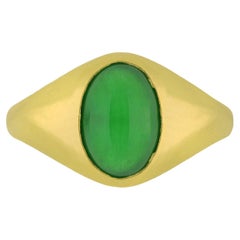Ring aus Jade Typ A, um 1970.