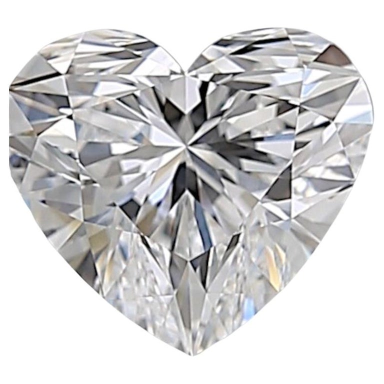 Diamant Naturel En Vrac 0.50 Carats - Cœur, Couleur F, Clarté VS1, Certifié GIA
