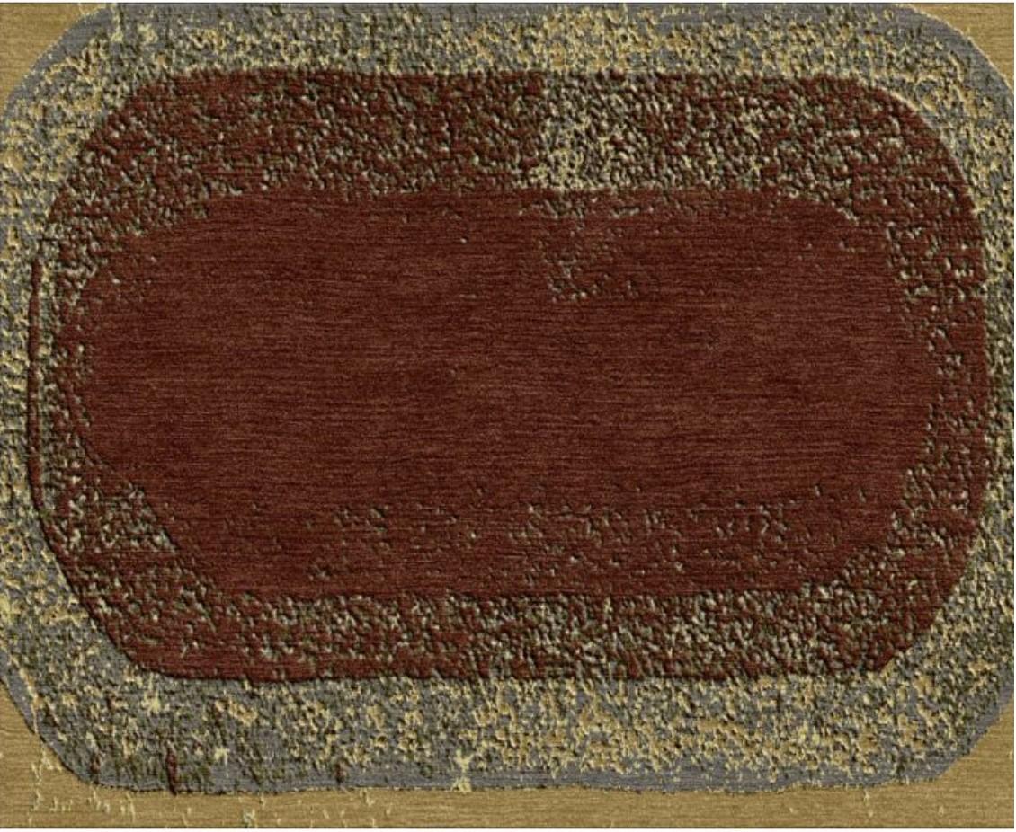 Type O Area Rug by TEMPLE In New Condition For Sale In Los Angeles, CA