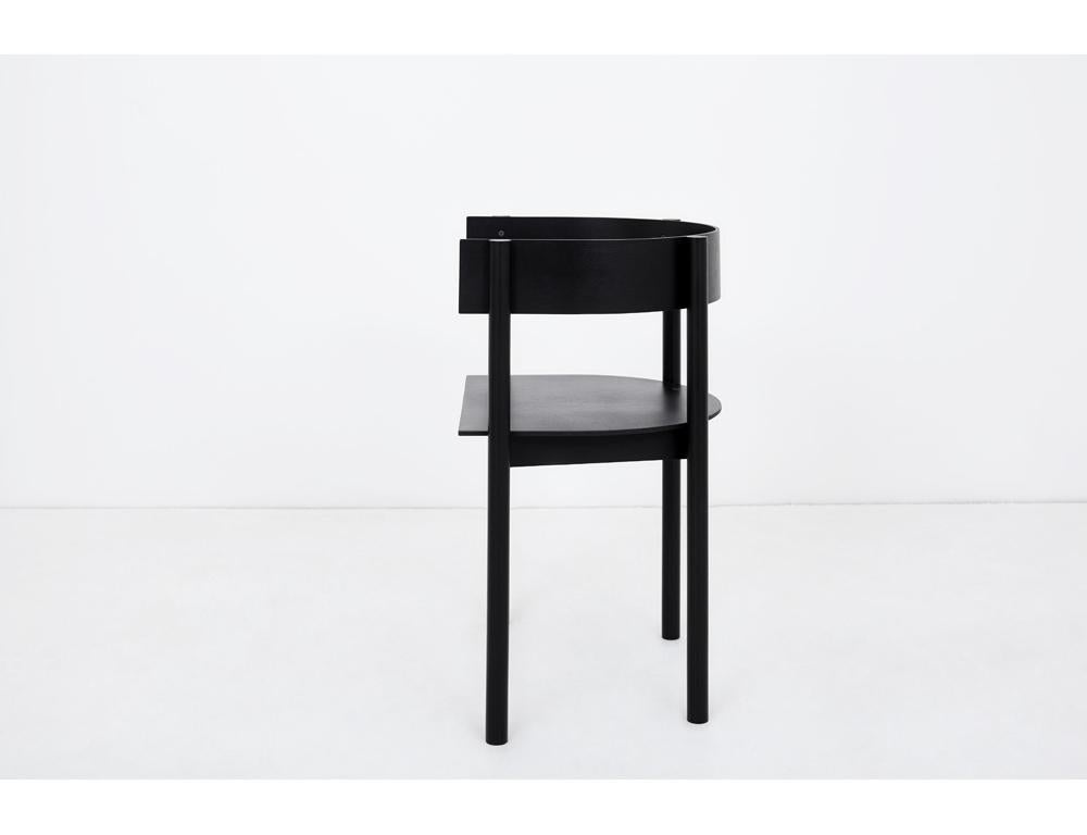 Modern Typecast Chair in Black by Philippe Malouin For Sale