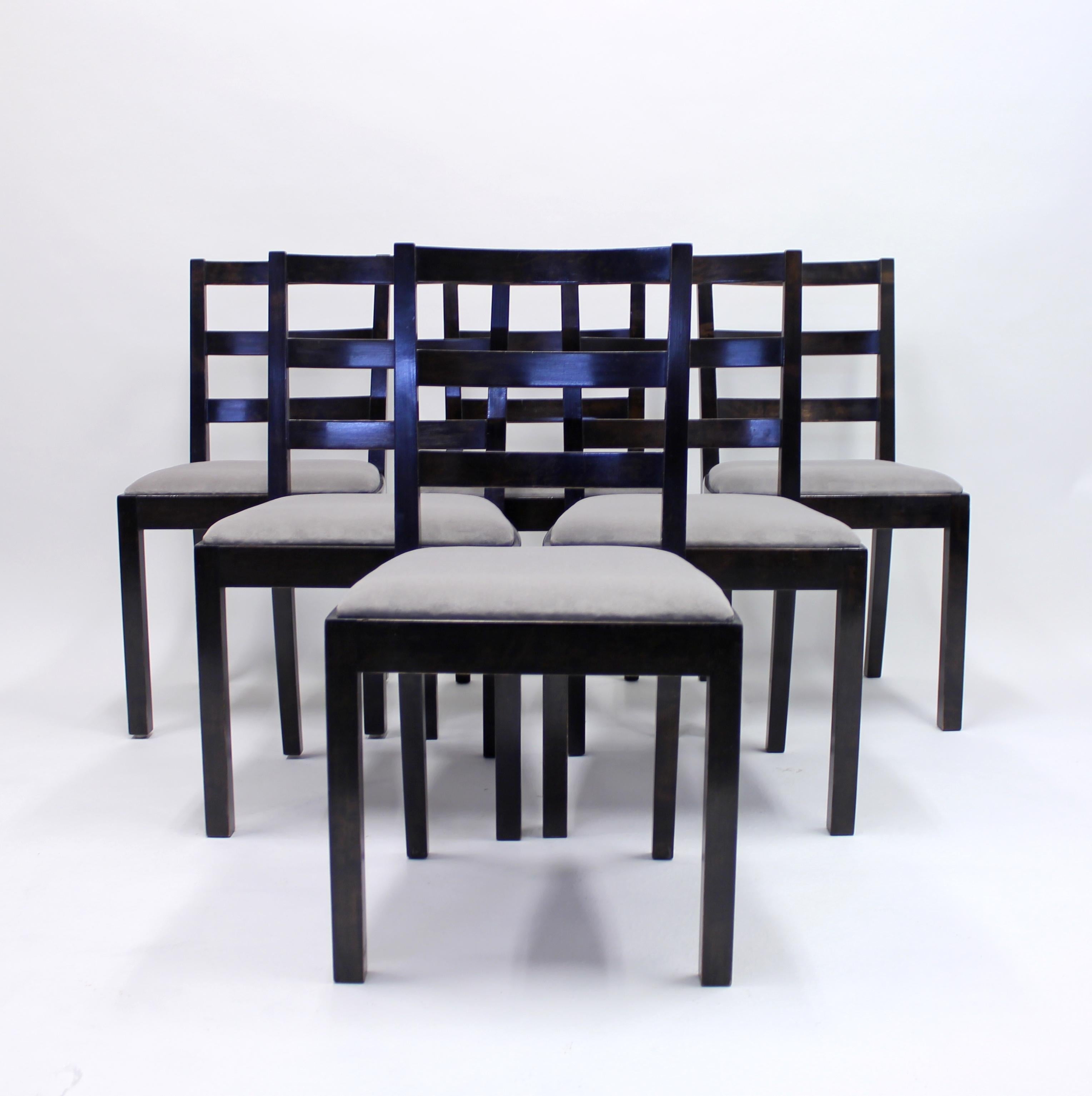 Swedish Typenko Chairs by Axel Einar Hjorth for Nordiska Kompaniet, 1930s, Set of 6