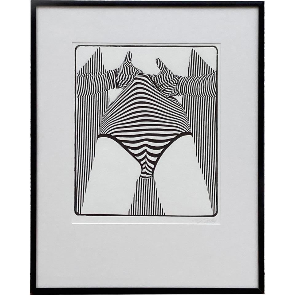 Modern Types of Stripes, Portfolio of Signed Photo Lithographs by Jay Seeley For Sale