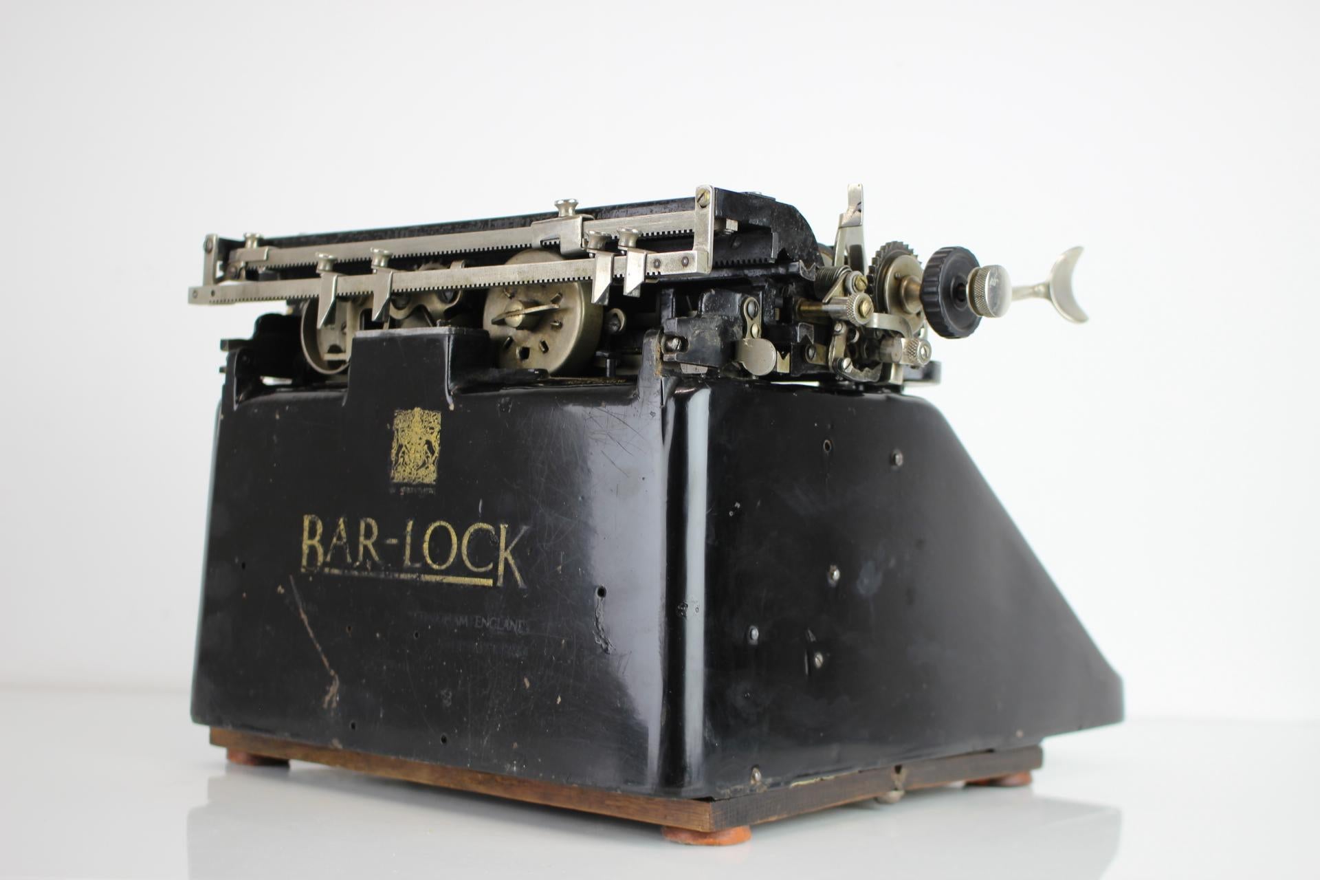 Schreibtischschreibtisch von Bar-Lock, England, 1921 im Angebot 5