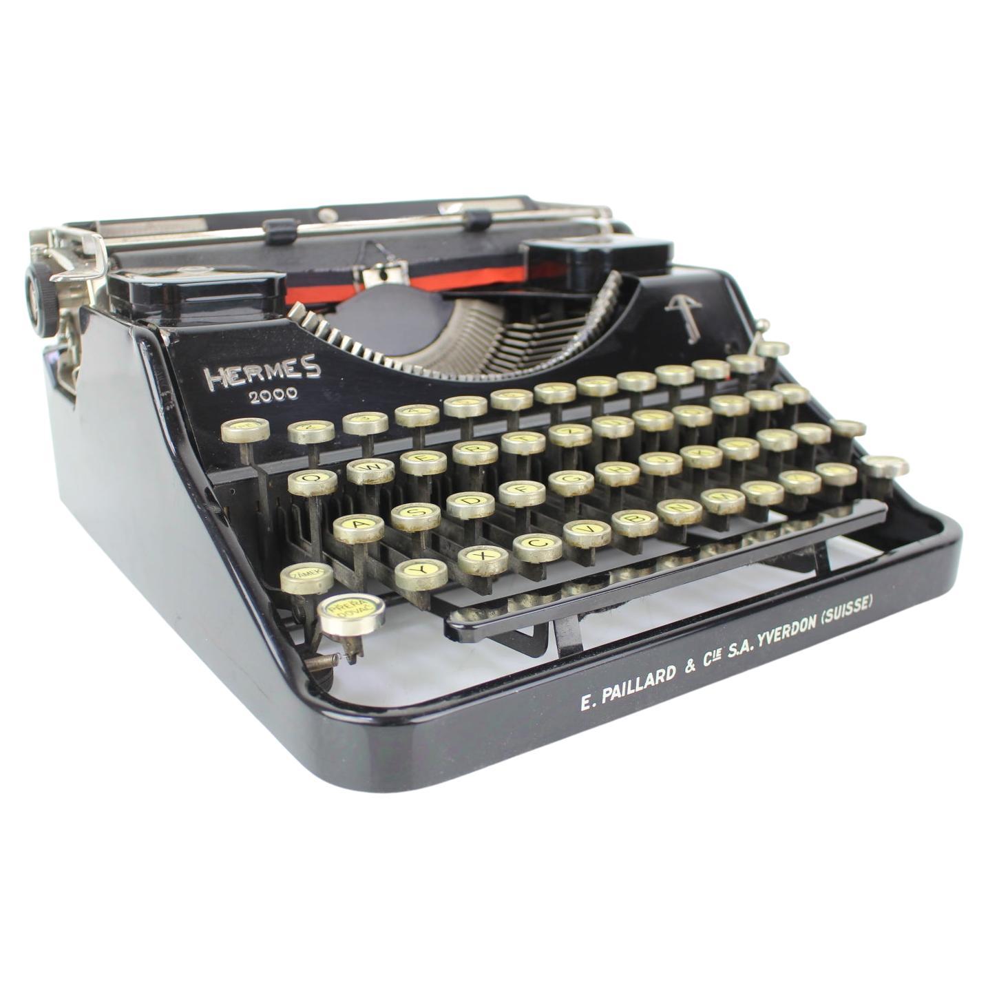  Typewriter/ HERMES 2000, Switzerland 1930s