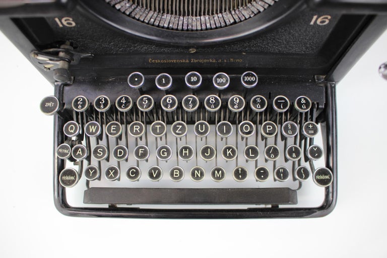 Typewriter, Manufacturer Remington: Zbrojovka Brno, circa 1935 For Sale ...