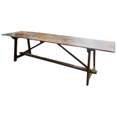 Typical 18th Century Wooden Rustic Catalan Table