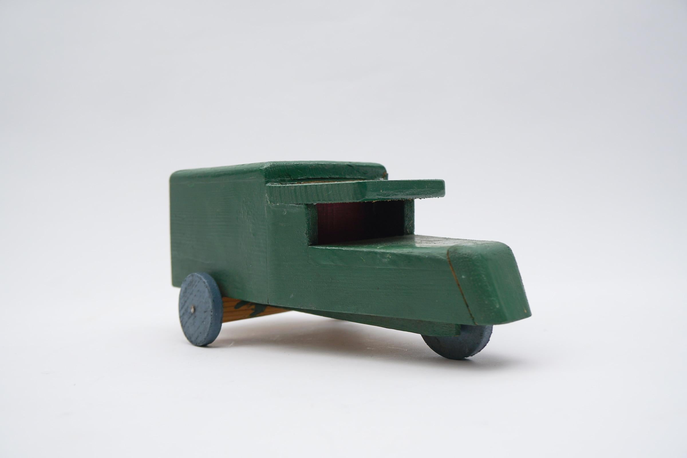 Metal Typical Handmade Military Vehicle from the 2nd World War, 1940s / 1950s. For Sale