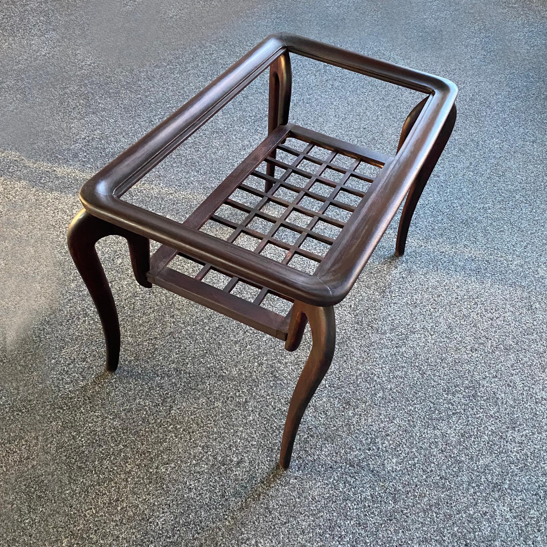 Mid-20th Century Typical Midcentury Paolo Buffa Style Occasional or Side Table, Italy, 1950s For Sale
