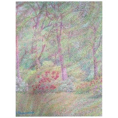 Typical Pointillist Painting by Sergei Ponomarew