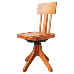 Used Typist Chair, Model Simples, by Móveis Olaio, 1940's