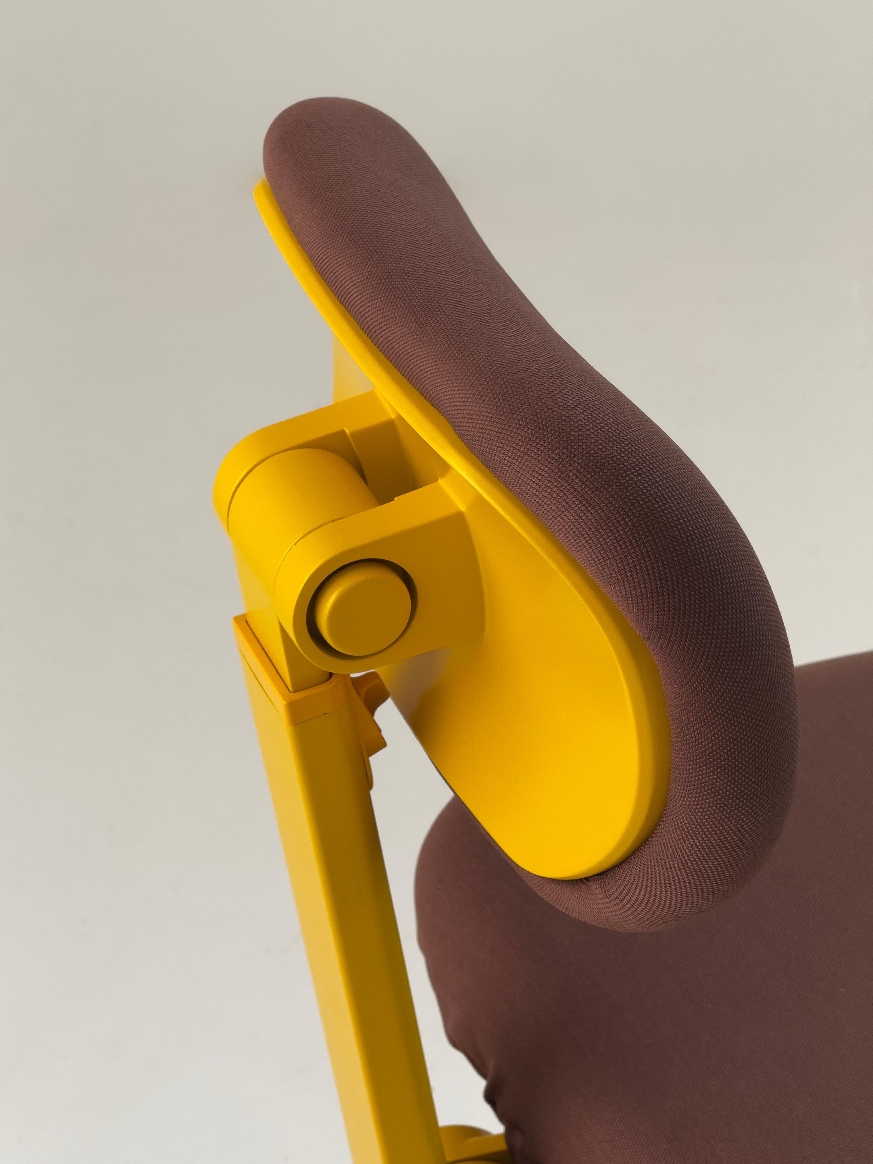 Typist Chair Synthesis 45 Entworfen von Ettore Sottsass für Olivetti, Italien, 1970er Jahre im Angebot 4