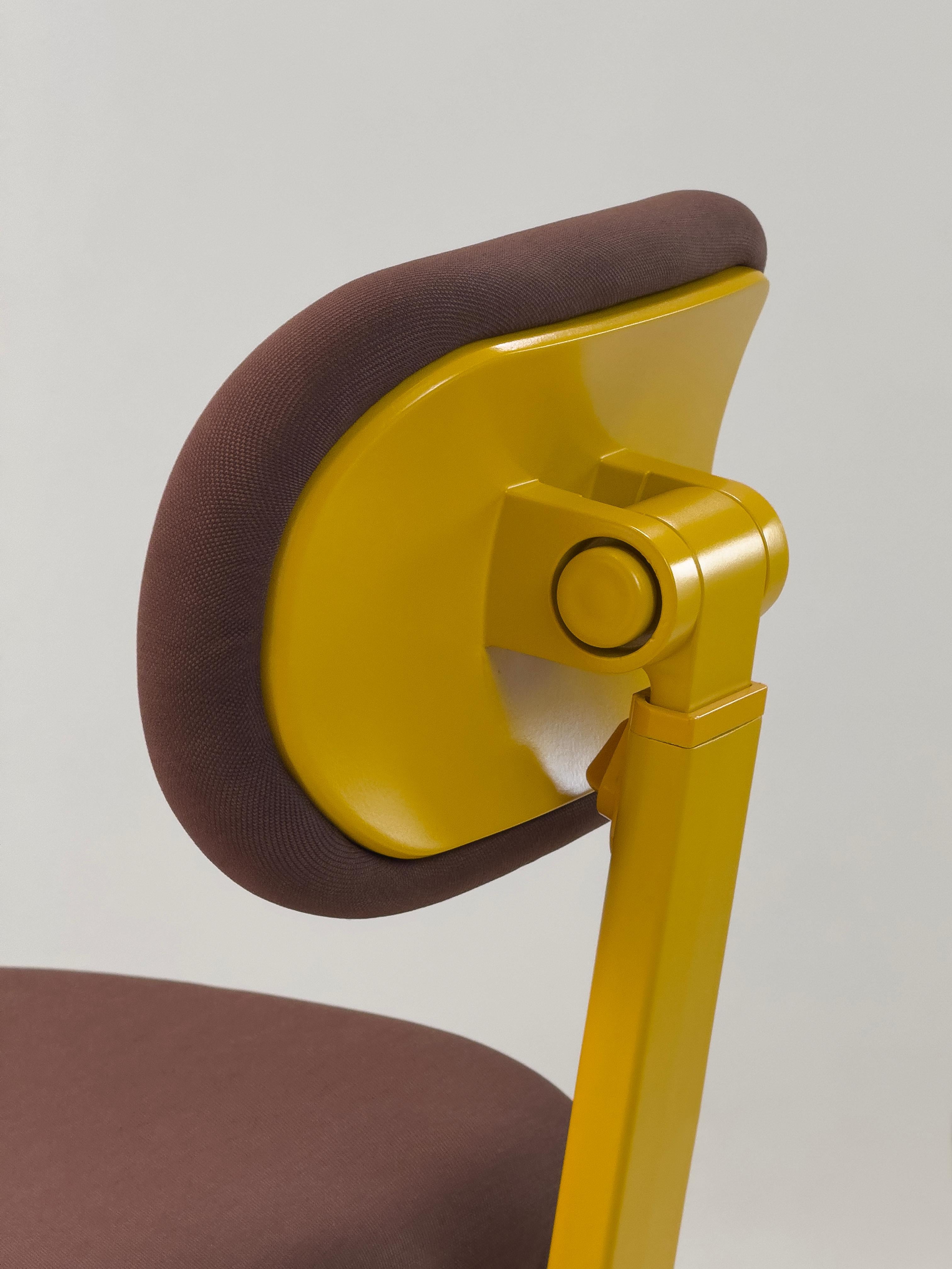 Typist Chair Synthesis 45 Entworfen von Ettore Sottsass für Olivetti, Italien, 1970er Jahre im Angebot 5
