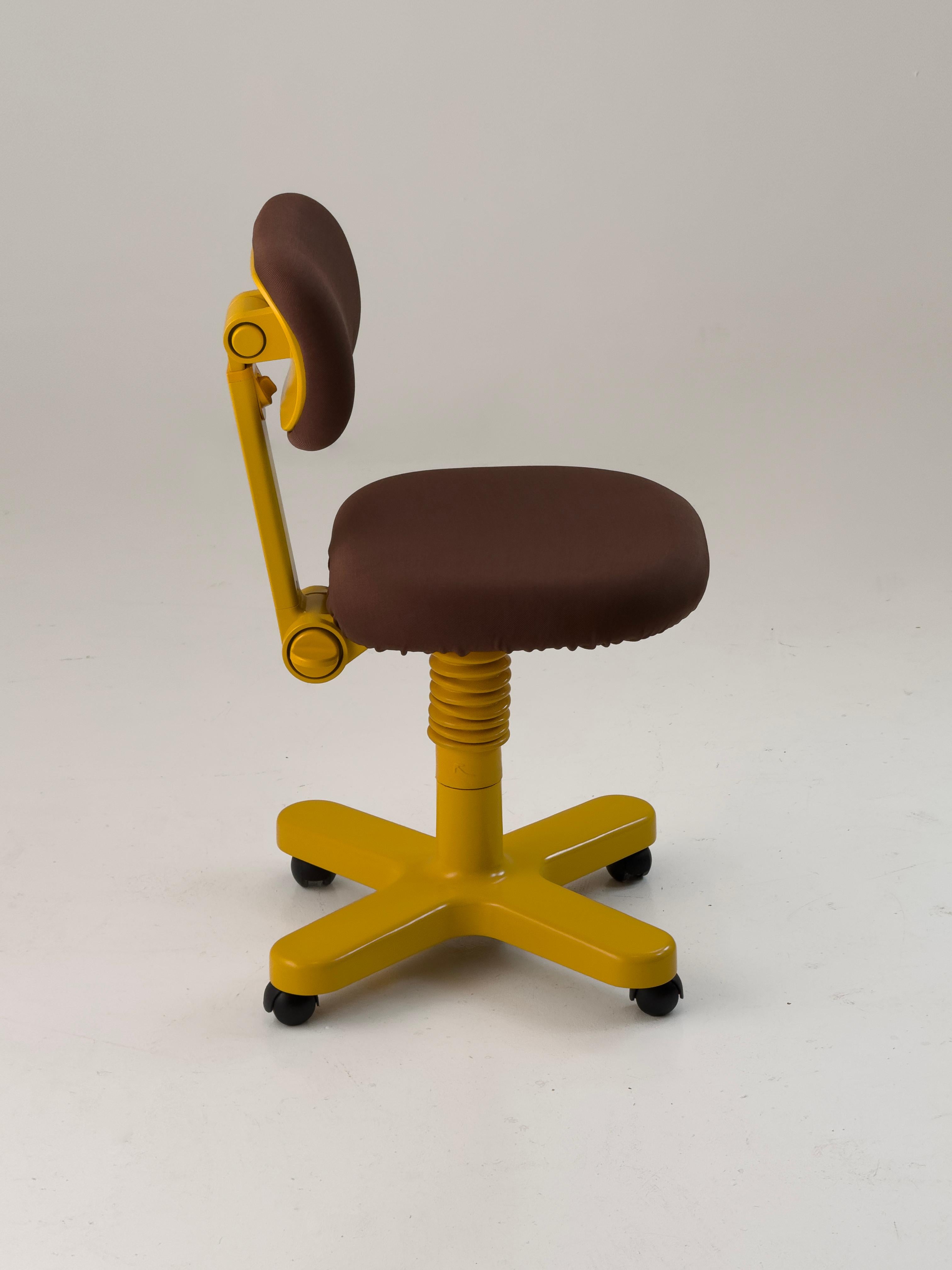 Typist Chair Synthesis 45 Entworfen von Ettore Sottsass für Olivetti, Italien, 1970er Jahre im Angebot 2