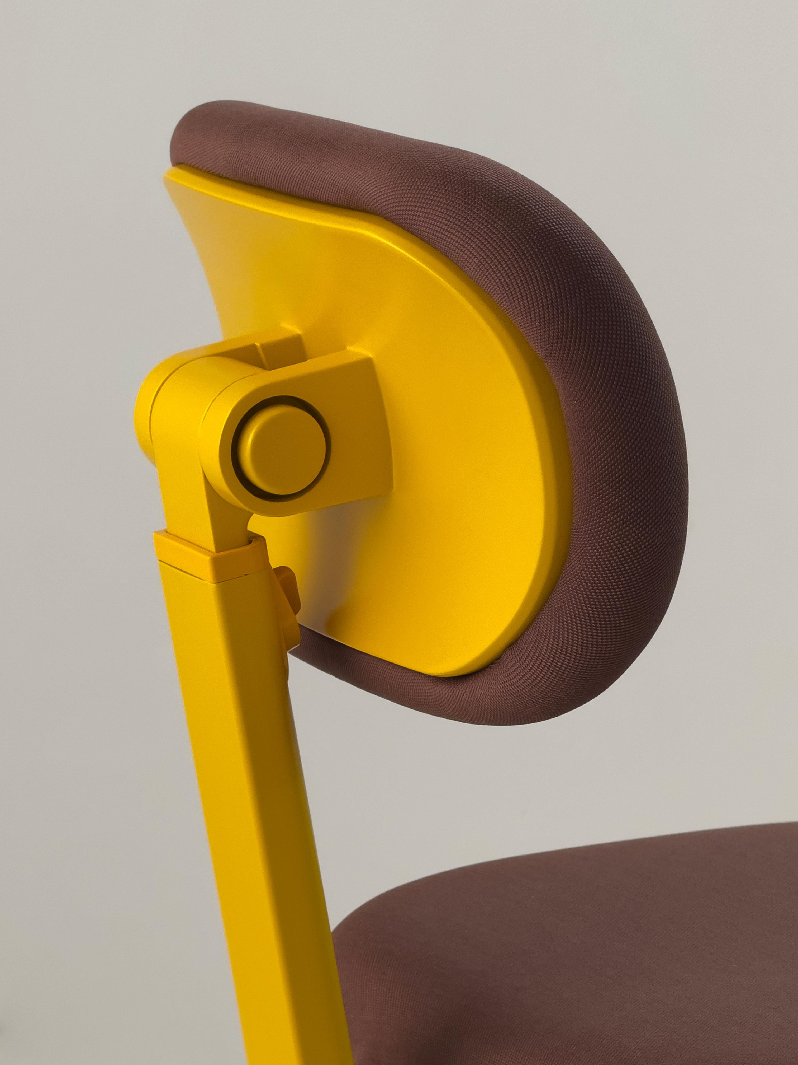 Typist Chair Synthesis 45 Entworfen von Ettore Sottsass für Olivetti, Italien, 1970er Jahre im Angebot 3