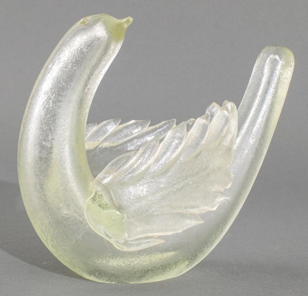20th Century Tyra Lundgren for Venini Art Glass Bird Sculpture