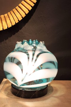 Venini Lampe de table en marbre de verre Murano, années 1950