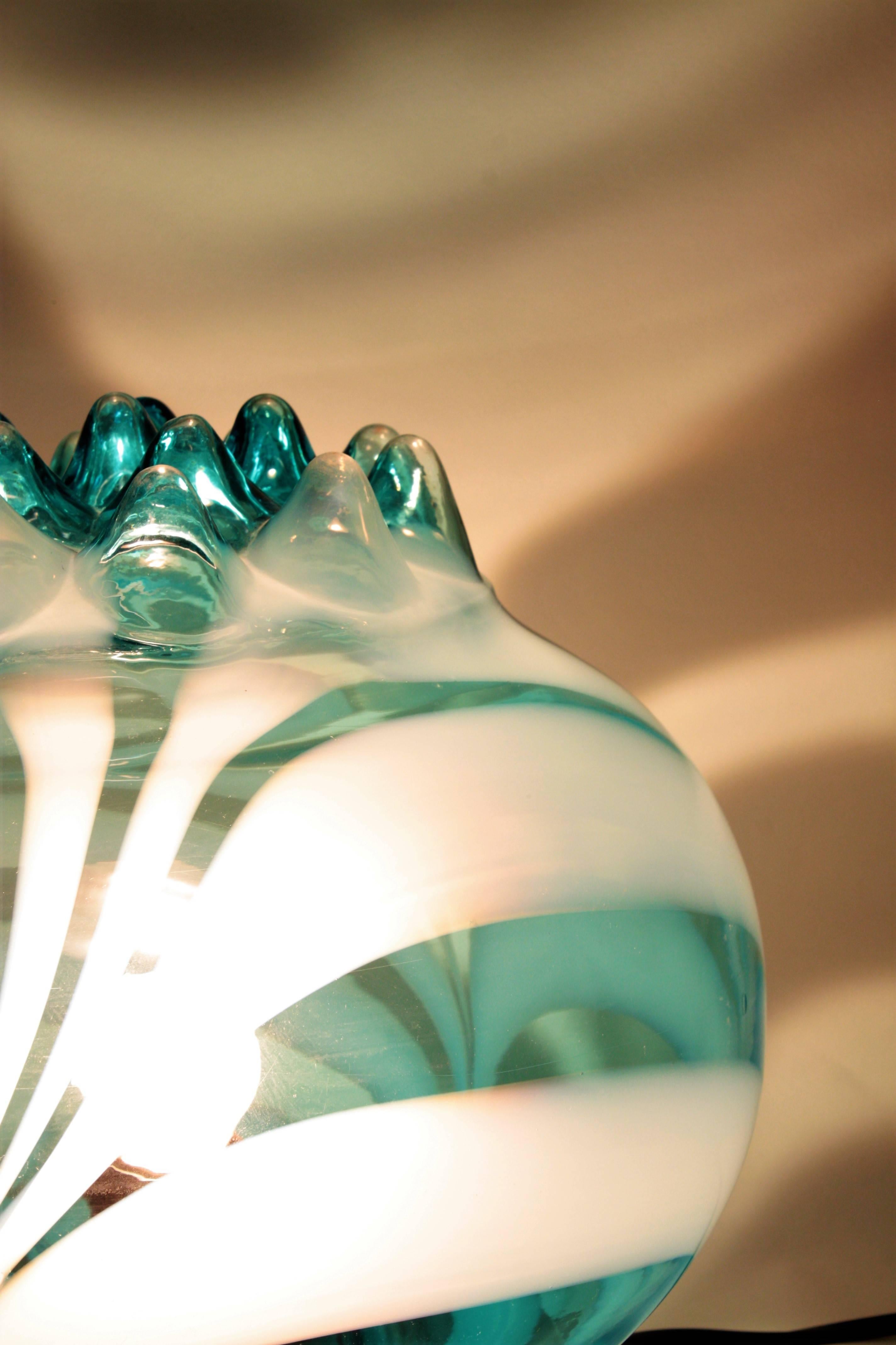 Venini Lampe de table en marbre de verre Murano, années 1950 Bon état - En vente à Barcelona, ES