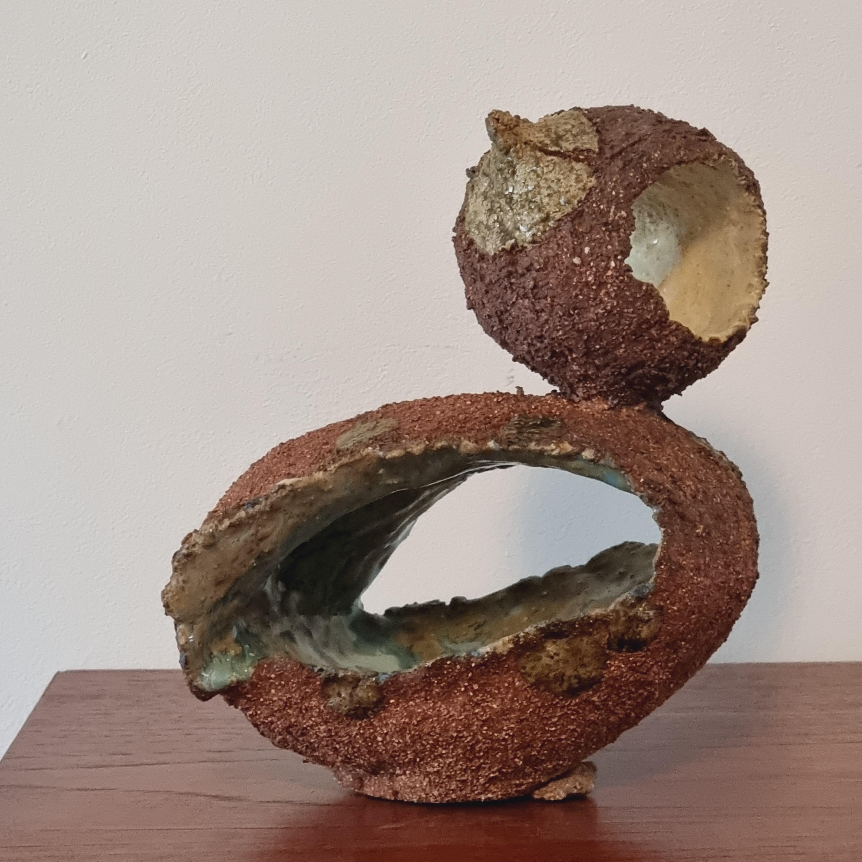 Tyra Lundgren, Skulptur aus Steingut, Schweden 1960er Jahre im Angebot 10