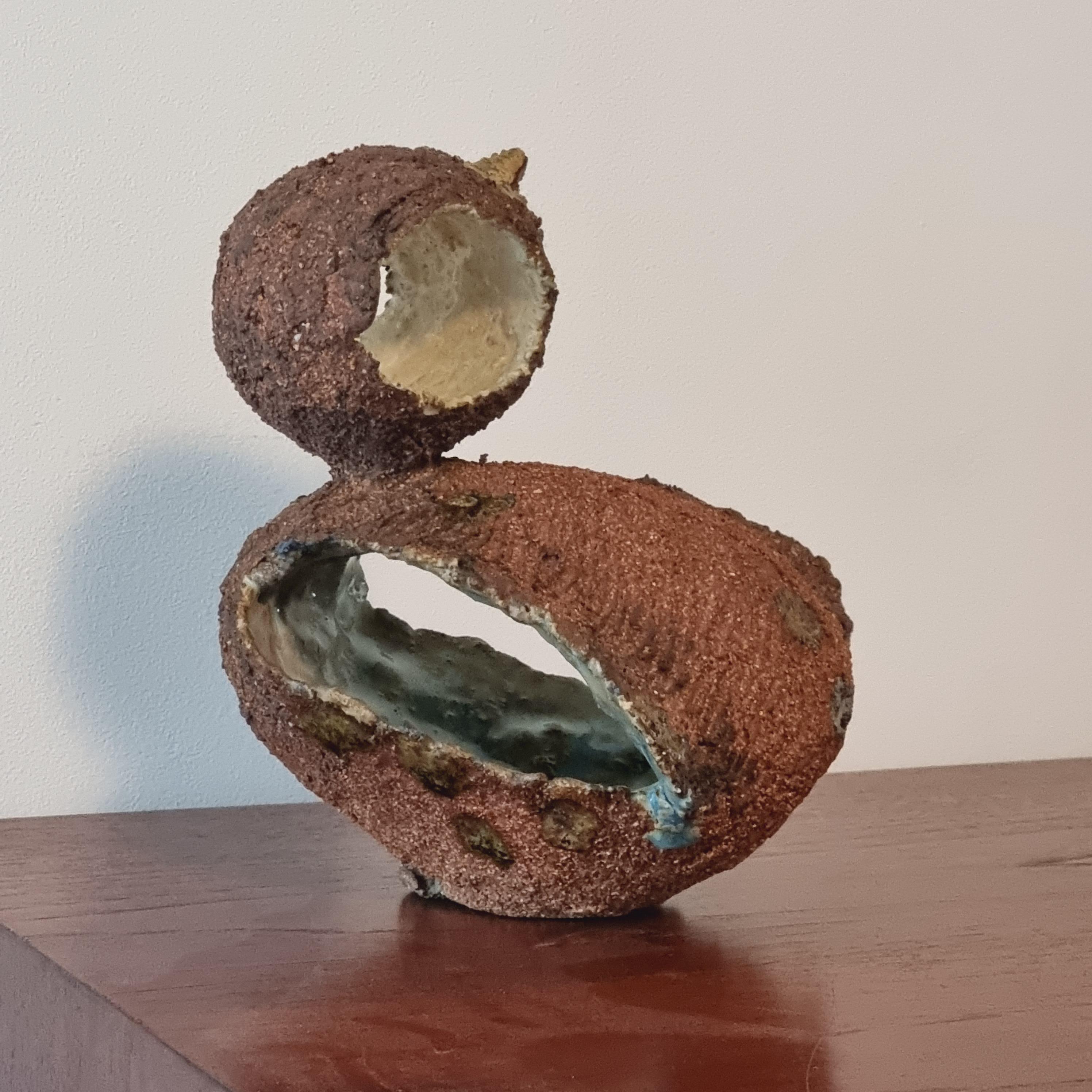 Tyra Lundgren, Skulptur aus Steingut, Schweden 1960er Jahre (Schwedisch) im Angebot