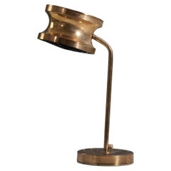 Tyringe Konsthantverk, Table Lamp, Brass, Sweden, 1970s