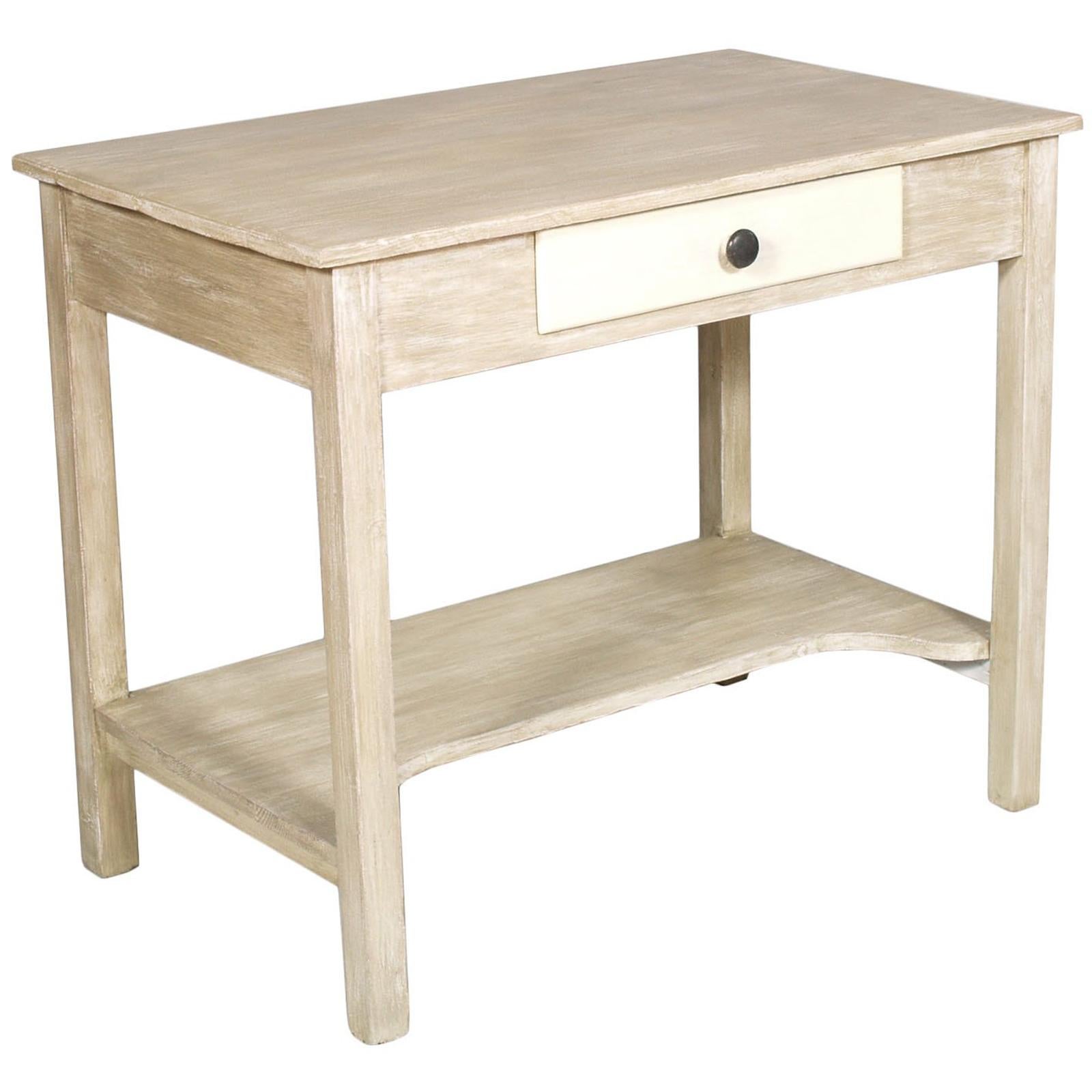 Tavolo da toilette o da portata tirolese del XIX secolo, Lowboys, larice dipinto in vendita