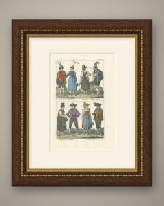 Tyrolean Costume of the Zillertal, Unterinntal, Lechtal and Gröden, 1842