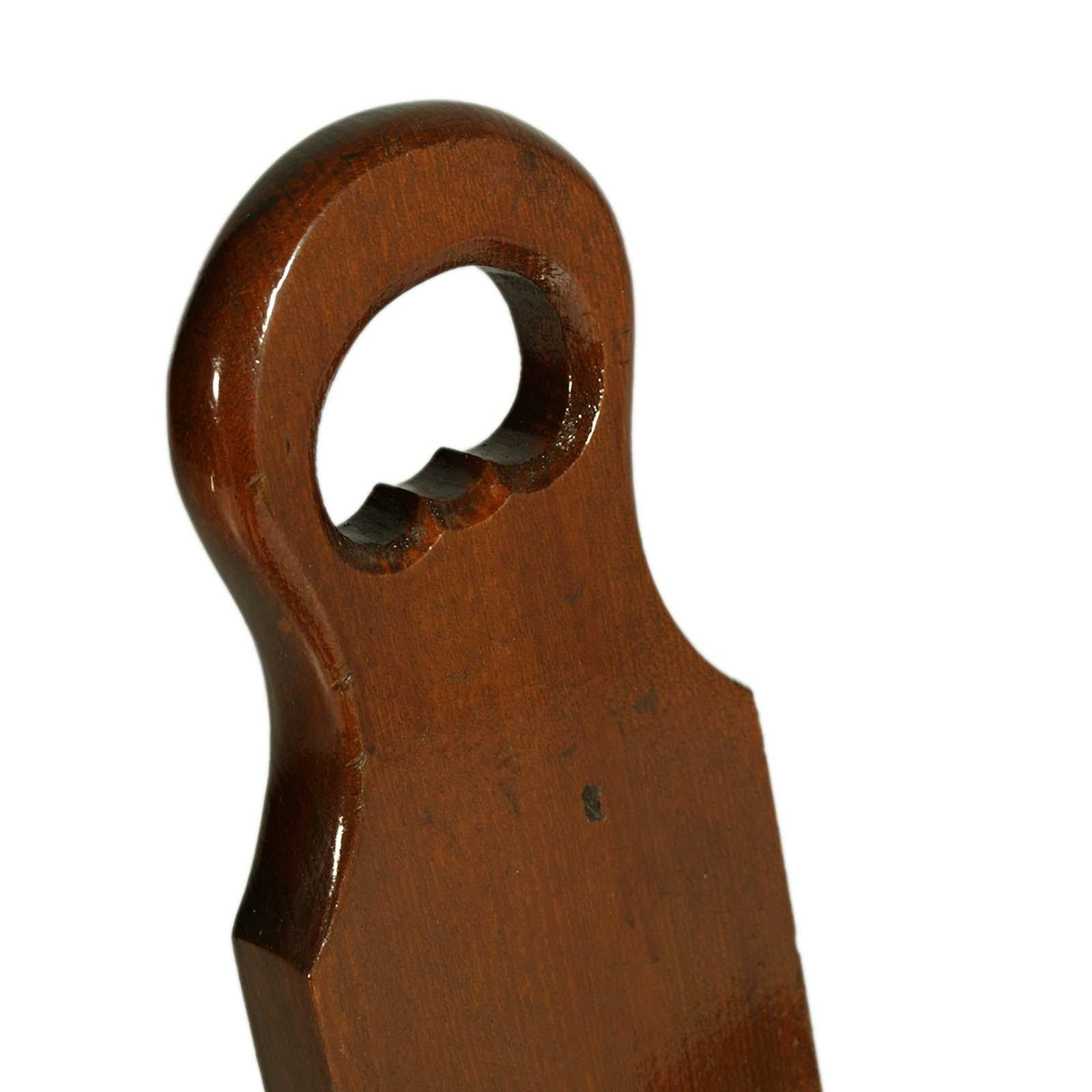 Tyrolean Mountain Chair , Solid Oak, Handcrafted , Brutalist style, wax polished In Good Condition For Sale In Vigonza, Padua
