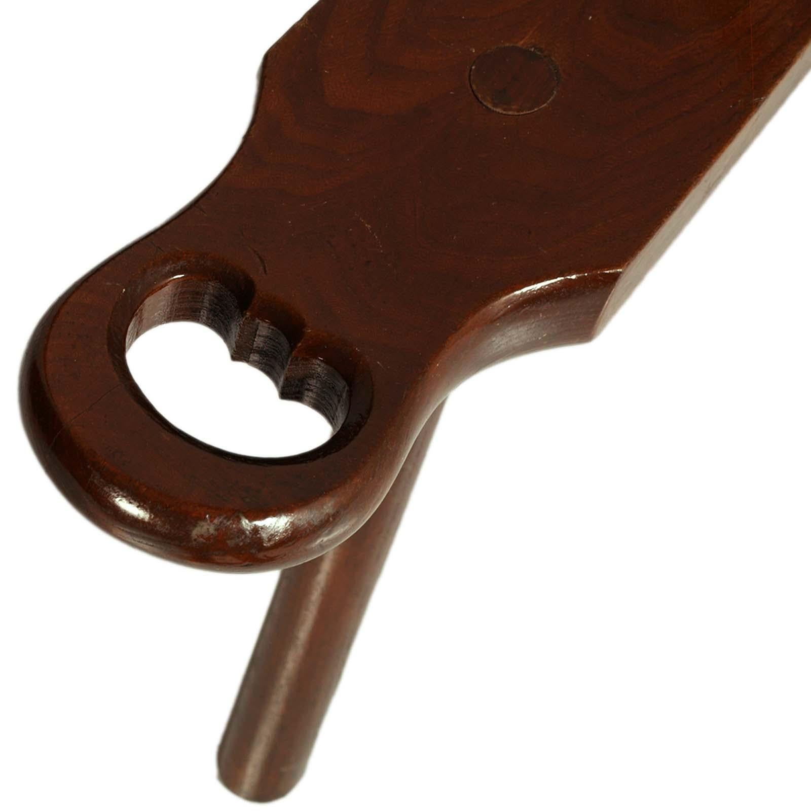 20th Century Tyrolean Mountain Chair , Solid Oak, Handcrafted , Brutalist style, wax polished For Sale