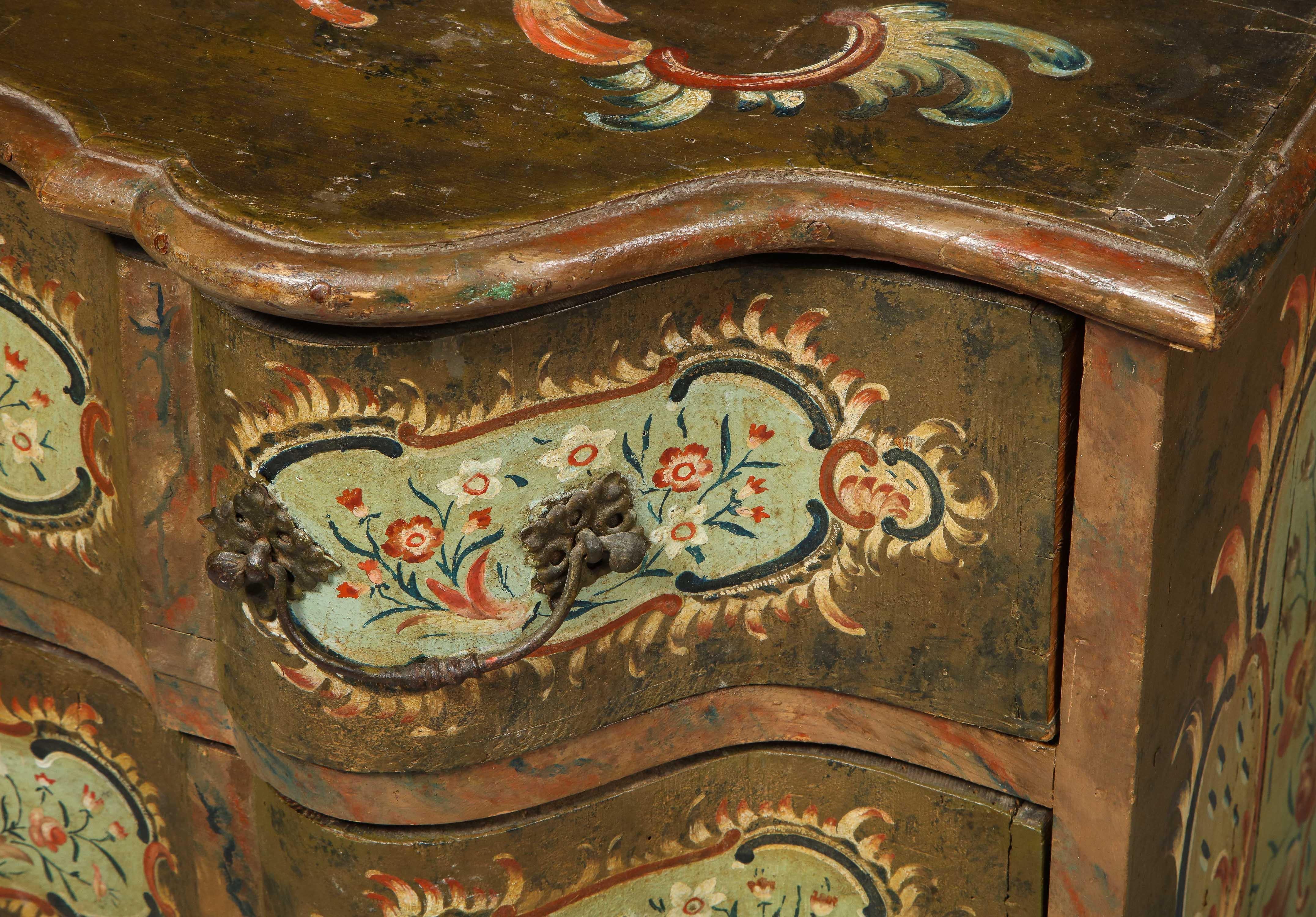 Tyrolean Painted Commode 3