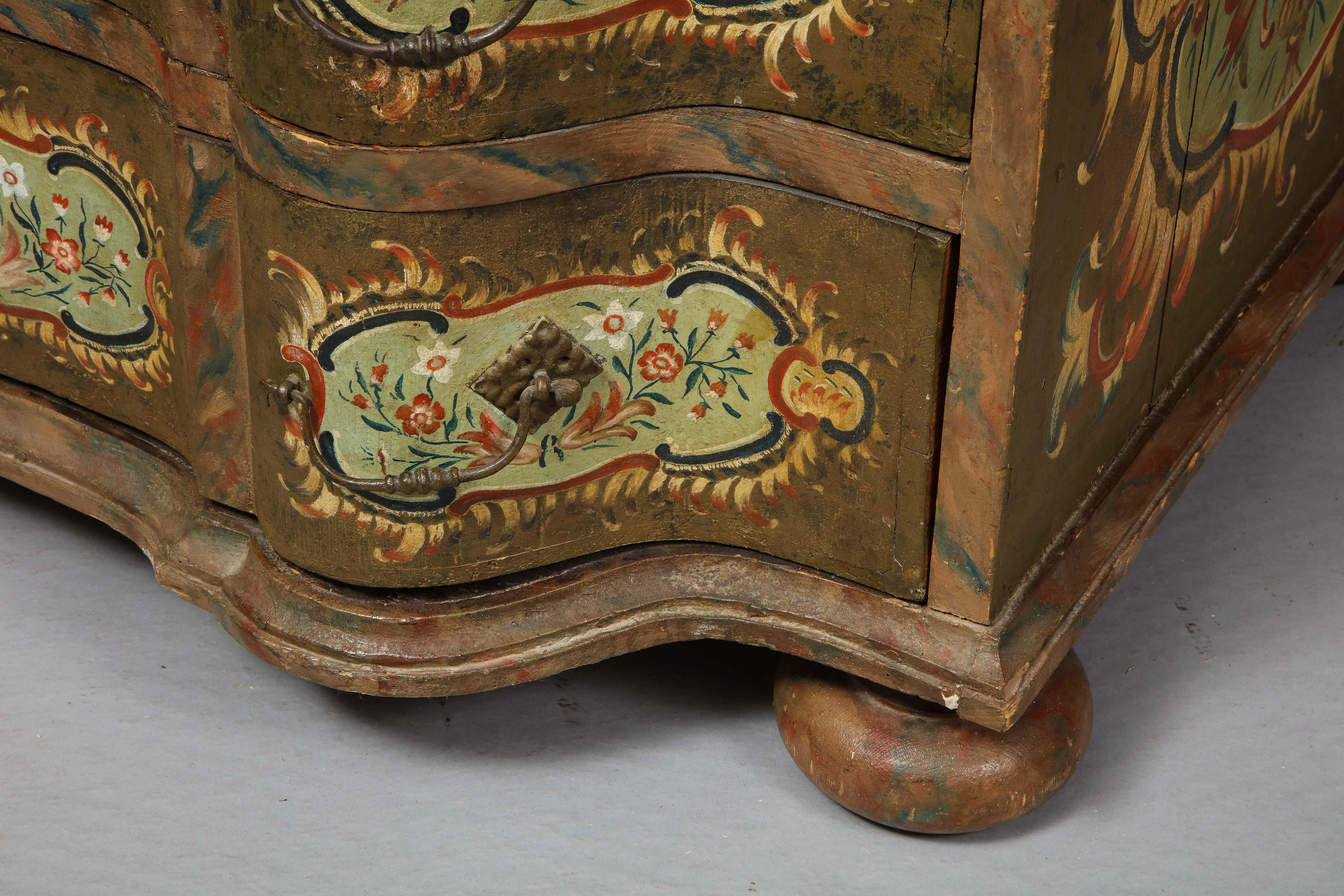 Tyrolean Painted Commode 4